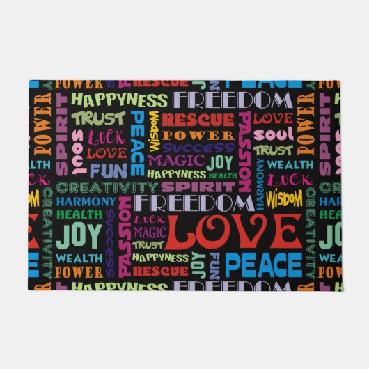 Geestelijke aandoeningen van het leven met meerder deurmat (Voorkant)