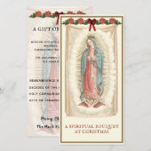 Geestelijke Boeket Katholiek Gebed Guadalupe Feestdagenkaart (Voorkant / Achterkant)