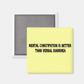 Geestelijke constipatie magneet (Voorkant / Achterkant)