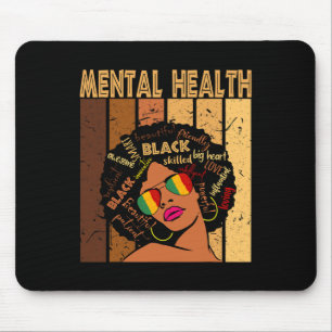 Geestelijke gezondheid Afro African American Black Muismat