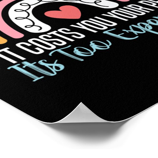 Geestelijke gezondheid als het uw vrede kost is he poster (Hoek)