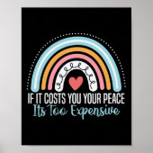 Geestelijke gezondheid als het uw vrede kost is he poster (Voorkant)