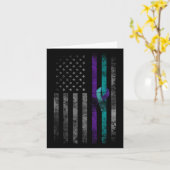 Geestelijke gezondheid Amerikaanse vlag zelfmoordb Kaart (Gele Bloem)