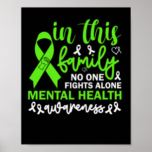 Geestelijke gezondheid beëindigt het stigma van ps poster