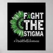 Geestelijke gezondheid bestrijdt het stigma poster (Voorkant)