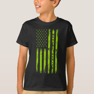 Geestelijke Gezondheid Bewustzijn Amerikaanse vlag T-shirt