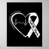 Geestelijke gezondheid Bewustzijn Bestrijd het Sti Poster (Voorkant)