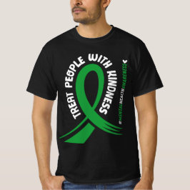 Geestelijke gezondheid Bewustzijn Green Ribbon Vri T-shirt