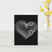 Geestelijke gezondheid Bewustzijn Hart Semi-colon  Kaart (Gele Bloem)