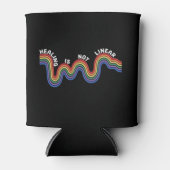 Geestelijke gezondheid Bewustzijn Rainbow LGBTQ Blikjeskoeler (Voorkant)