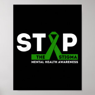 Geestelijke gezondheid Bewustzijn Stop Het Stigma Poster