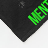 Geestelijke gezondheid Bewustzijn Wees Kind Zonneb Fleece Deken (Hoek)