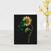 Geestelijke Gezondheid Bewustzijn Zonnebloem Comfo Kaart (Gele Bloem)