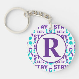 Geestelijke gezondheid blijft gepersonaliseerd sleutelhanger