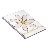 geestelijke gezondheid bloem notitieboek (Rechterzijde)