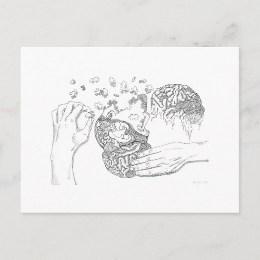 Geestelijke gezondheid briefkaart (Voorkant)