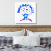 Geestelijke gezondheid canvas afdruk (Insitu (Slaapkamer))