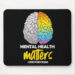 Geestelijke gezondheid Eind Stigma Mental Health A Muismat