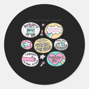 Geestelijke gezondheid Geestelijke gezondheid Bewu Ronde Sticker