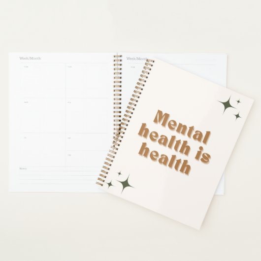 Geestelijke gezondheid: gezondheidspanner planner (Display)