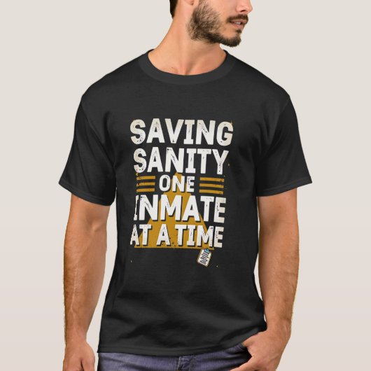 Geestelijke gezondheid herstellen, één gedetineerd t-shirt (Voorkant)