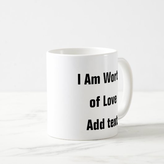 Geestelijke gezondheid Ik ben het waard om van Mok (Voorkant rechts)