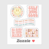 Geestelijke gezondheid, Inspirerend, pakket geeste Sticker (Vel)