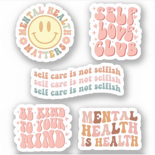 Geestelijke gezondheid, Inspirerend, pakket geeste Sticker (Voorkant)