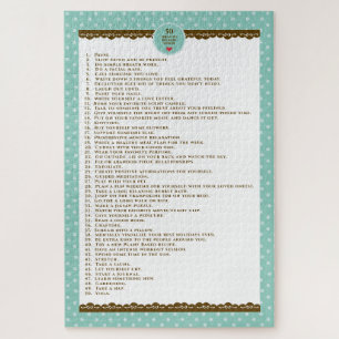 geestelijke gezondheid inspirerend puzzel legpuzzel