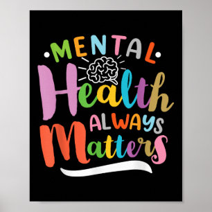 Geestelijke gezondheid is altijd een therapie van  poster