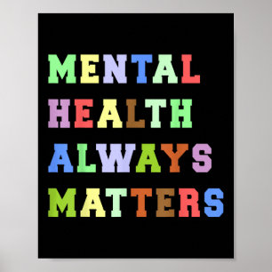 Geestelijke gezondheid is altijd een therapie van  poster