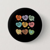 Geestelijke gezondheid is belangrijk Bloemenhersen Ronde Button 5,7 Cm (Voorkant)