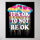 Geestelijke gezondheid is belangrijk Het is oké le Poster (Voorkant)