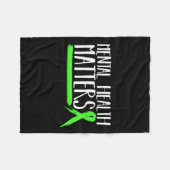 Geestelijke gezondheid is een geschenk voor geeste fleece deken (Voorkant (Horizontaal))