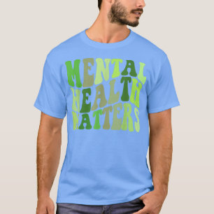 Geestelijke gezondheid is een menselijke hersenaan t-shirt