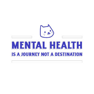 Geestelijke gezondheid is een reis naar T-Shirt Me