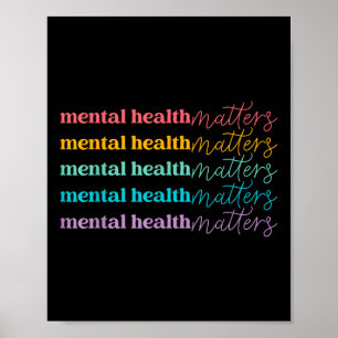 Geestelijke gezondheid is een soort zelfzorg en me poster