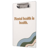 Geestelijke gezondheid is Gezondheidsklembord Klembord (Links)