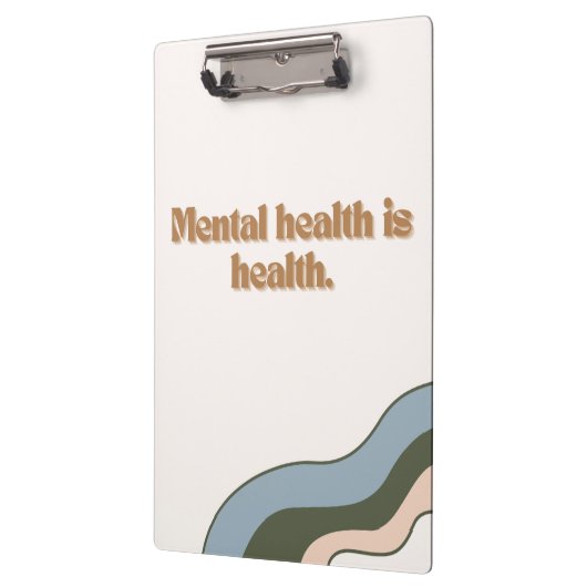 Geestelijke gezondheid is Gezondheidsklembord Klembord (Links)