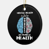 Geestelijke gezondheid is net zo belangrijk als li keramisch ornament (Links)