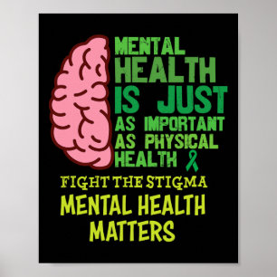 Geestelijke gezondheid is net zo belangrijk als li poster