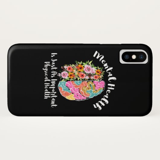 Geestelijke gezondheid is net zo goed als lichamel Case-Mate iPhone case (Achterkant (horizontaal))