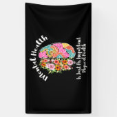 Geestelijke gezondheid is net zo goed als lichamel spandoek (Verticaal)