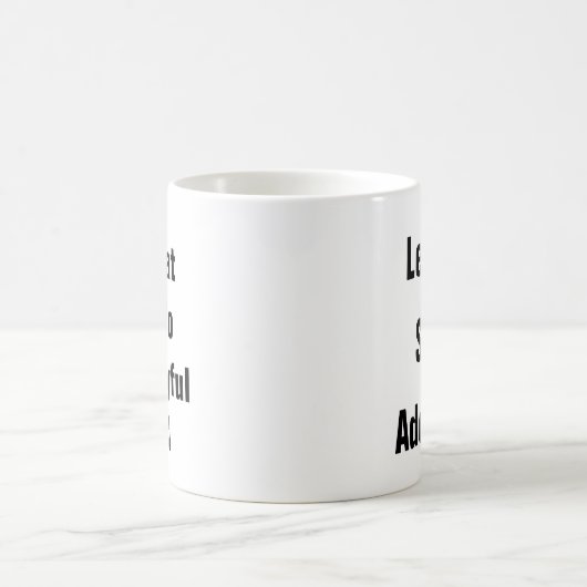 Geestelijke gezondheid Laat dat schot gaan grappig Koffiemok (Center)