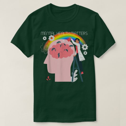Geestelijke gezondheid Lgbtq 4485 T-shirt (Design voorkant)