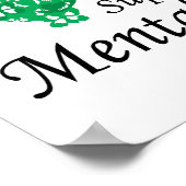 Geestelijke gezondheid Lint van Butterflies Poster (Hoek)