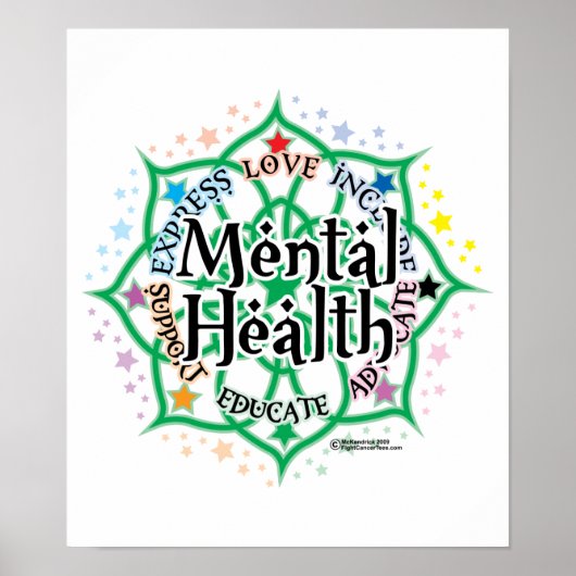 Geestelijke gezondheid Lotus Poster (Voorkant)