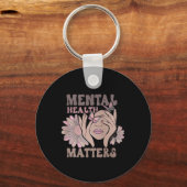 Geestelijke gezondheid maakt het belangrijk dat be sleutelhanger (Voorkant)