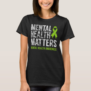 Geestelijke gezondheid Mannen Vrouwen Kinder geest T-shirt