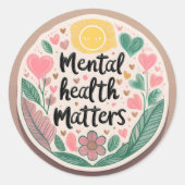 Geestelijke gezondheid – Motivatie Sticker (Voorkant)